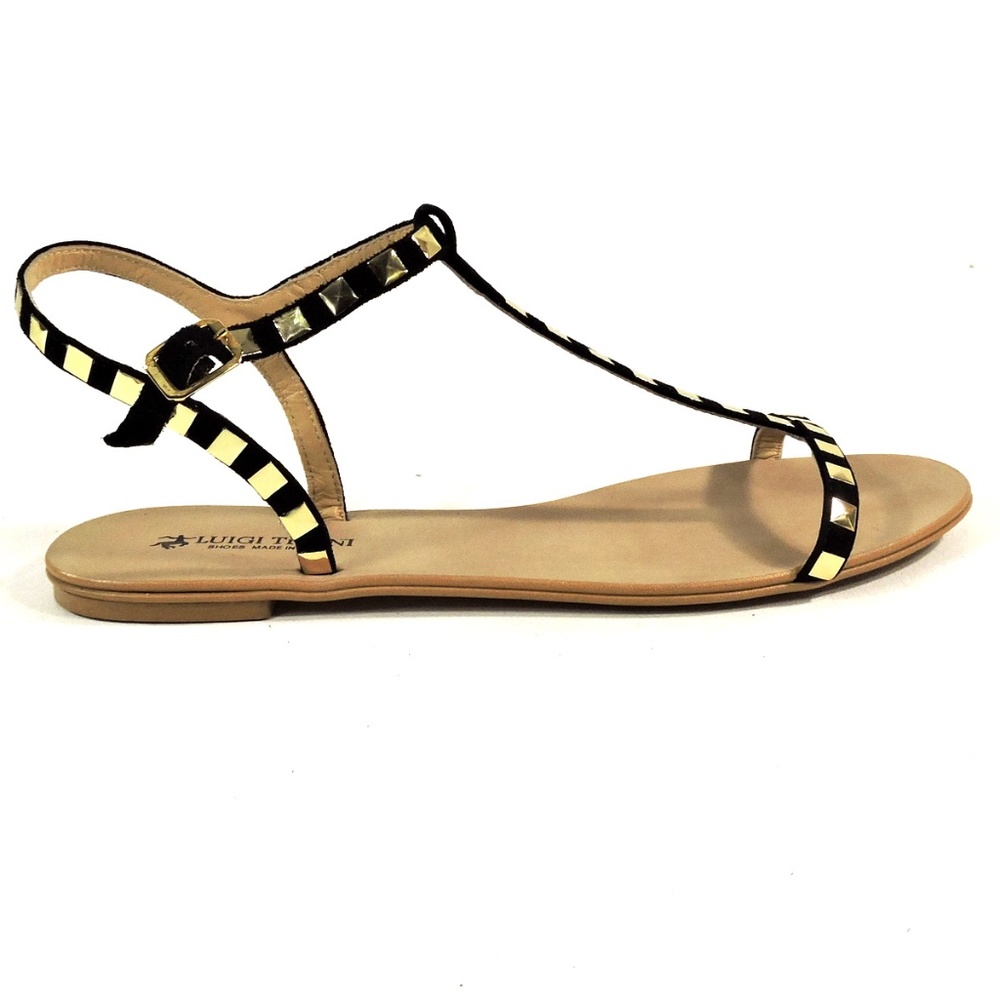 LUIGI TRAINI🇮🇹WOMEN'S FLAT COMFORT SANDALS - Picture 4 of 5